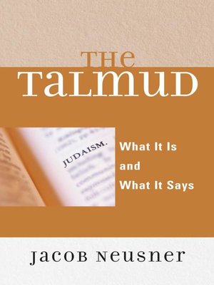 cover image of The Talmud